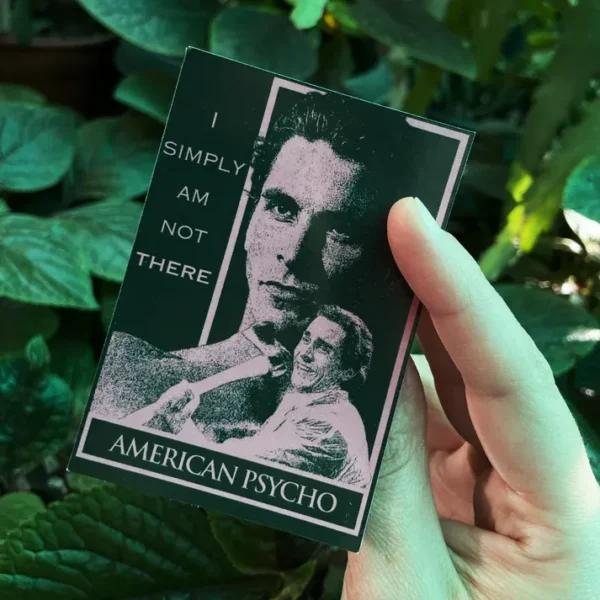 IMG_2591 Sticker American Psycho