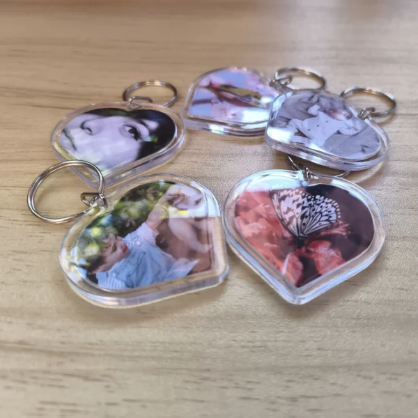 Llaveros Corazón - Personalizados