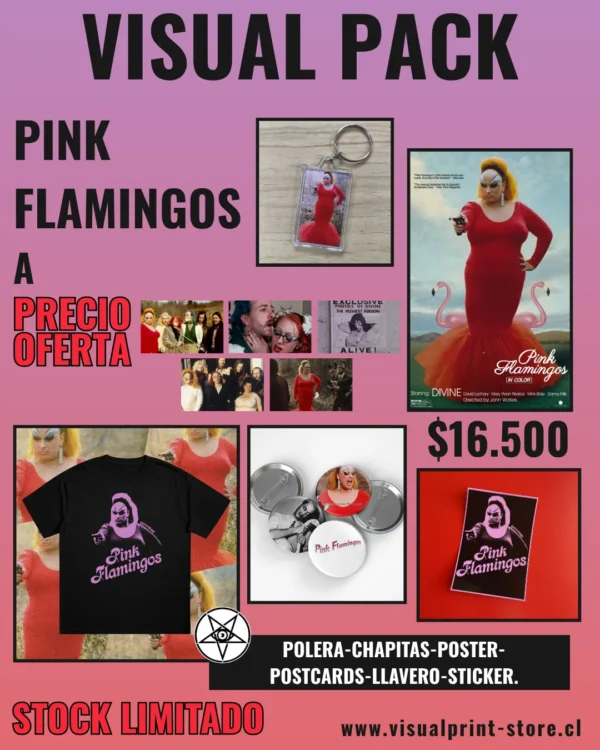 7 Visual Pack - Pink Flamingos